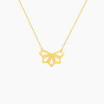 Geometric Flower Necklace