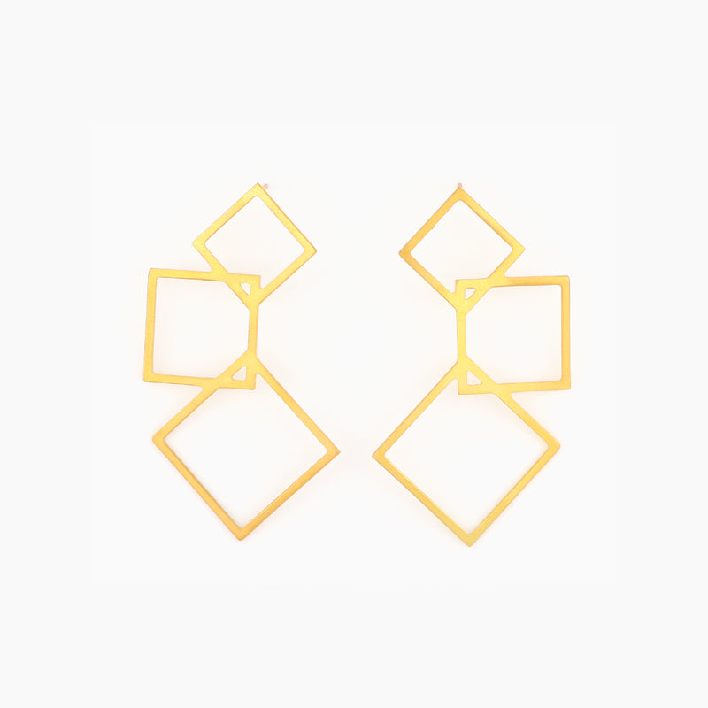 Three Cubes Earrings