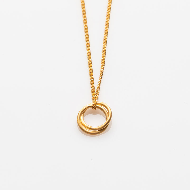 Interlocking Ring Necklace